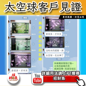 【招財魚】第一代太空球