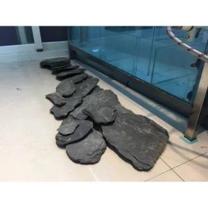 魚色水族FISHCOLOR 台北 天然頁岩板 水族 裝飾 異形魚 遮蔽板（公斤計價）